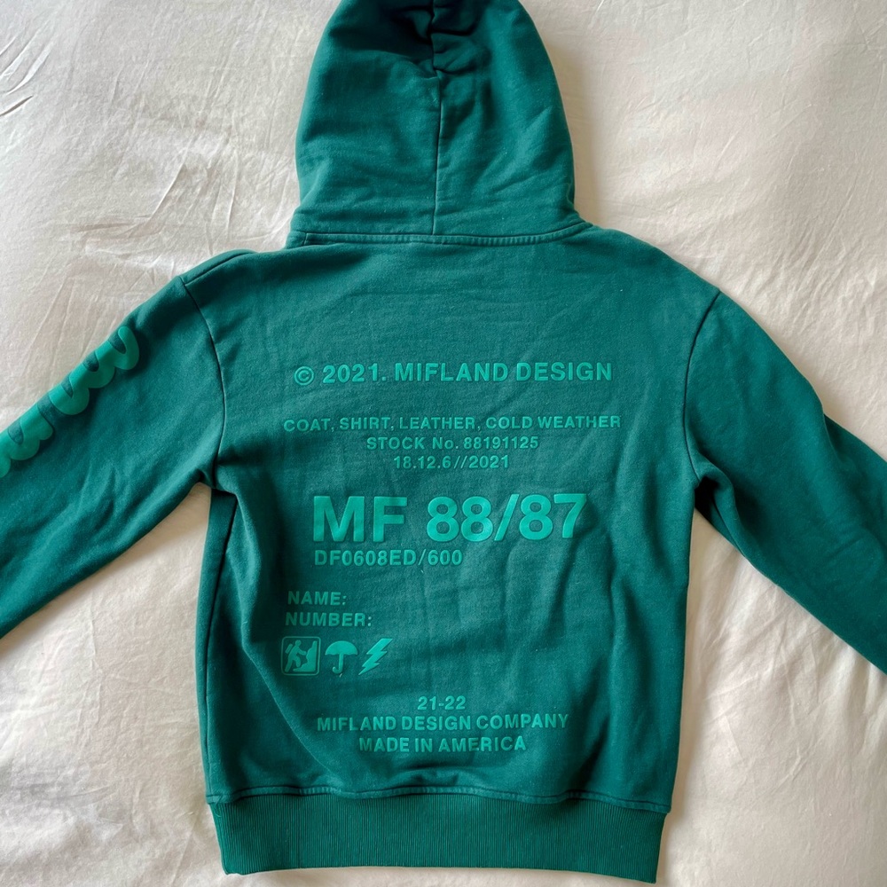 Green Hoodie Sweater